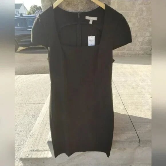 Banana Republic Classic Stretch Little Black Dress Size 14 NWT - Picture 1 of 4